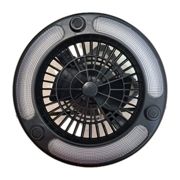 Journeymam Portable Led Light Fan Adjustable Black 6 INCHES - Picture 3 of 6